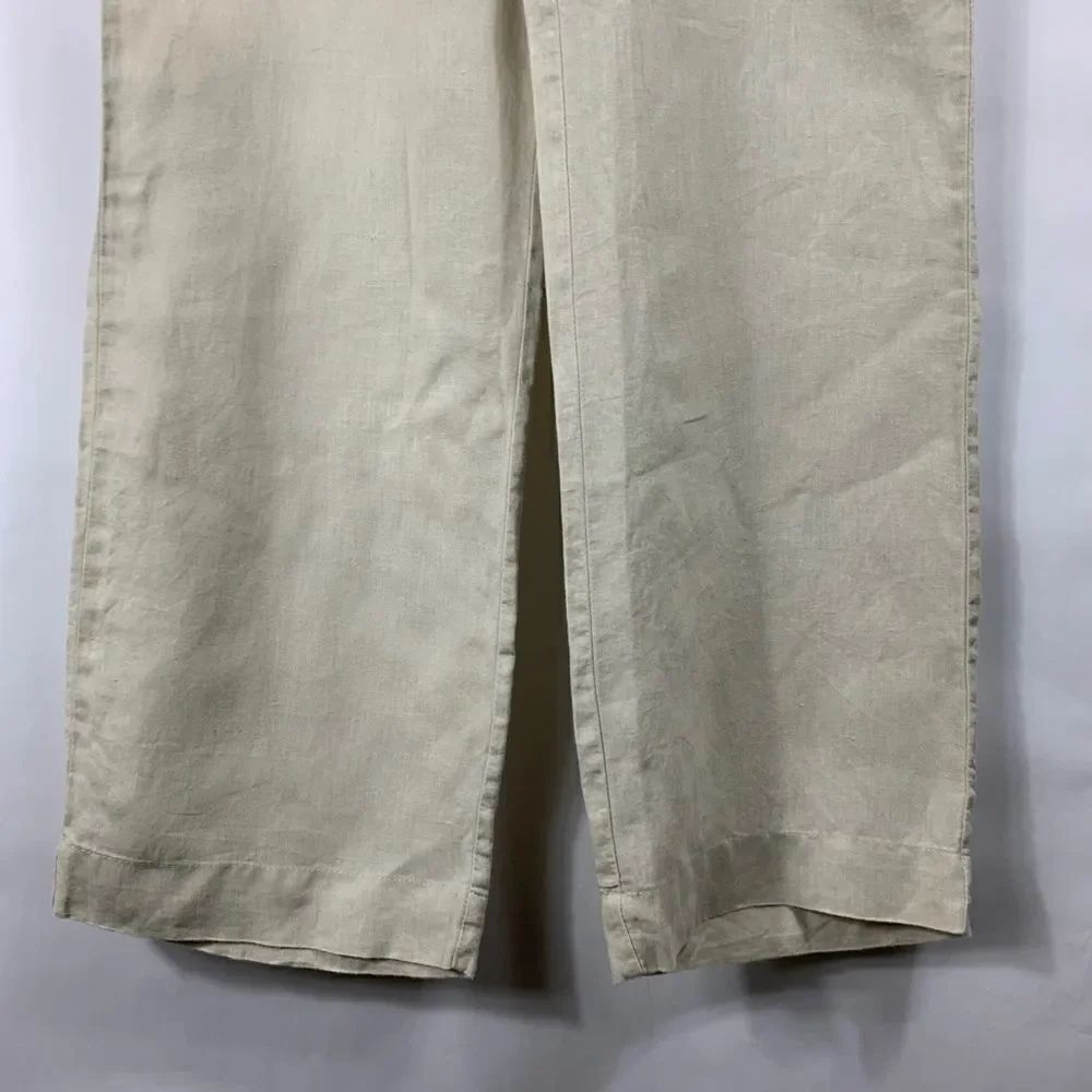 Willi Smith Women's Khaki Wide Leg Pants size 8 - Picture 3 of 6